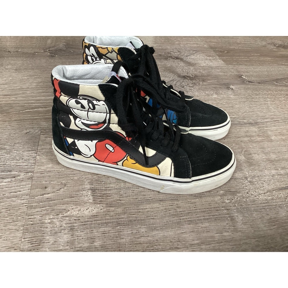 Vans Disney Mickey & Friends Sk8-hi High Top Lace Up Shoes Womens 6.5 /Mens 5